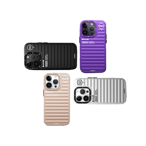 قاب آیفون 13/14/15 یانگکیت مدل True Color Luggage-Inspired YOUNGKIT True Color Luggage-Inspired Pink iPhone 13/14/15 Case